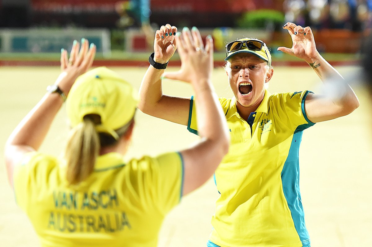 These moments 😍 💚💛 #FlashbackFriday to the #GC2018 Commonwealth Games, which were in full swing six years ago today! #CommGamesAus #GreaterTogether @thecgf