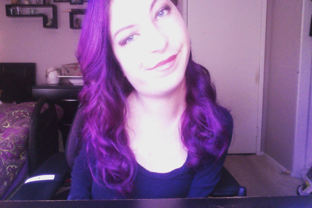 I truly miss my purple hair!!