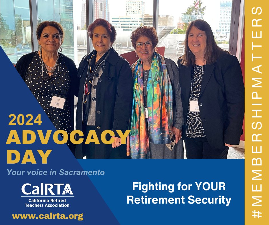 Thank you Senator Anna Caballero (2nd from left)! During Advocacy Day, CalRTA members held meetings with legislators and their staff to put a face to the issues that affect ALL teachers. #membershipmatters #retirementsecurity #teachersneverstopcaring