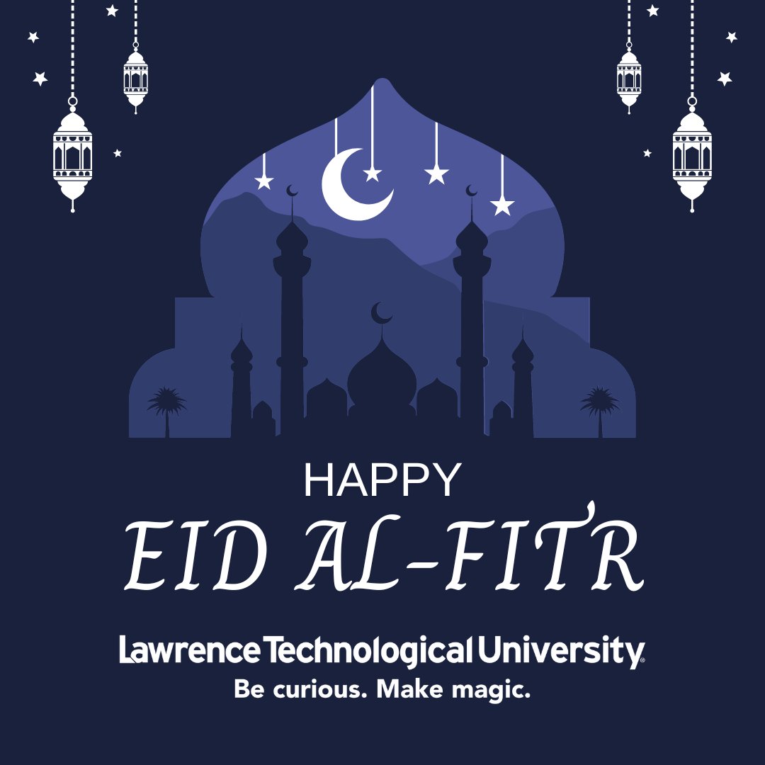 Wishing all who celebrate a joyous Eid al-Fitr! May this day be filled with cherished moments shared with family and friends. 🕌 #WeAreLTU #EidMubarak