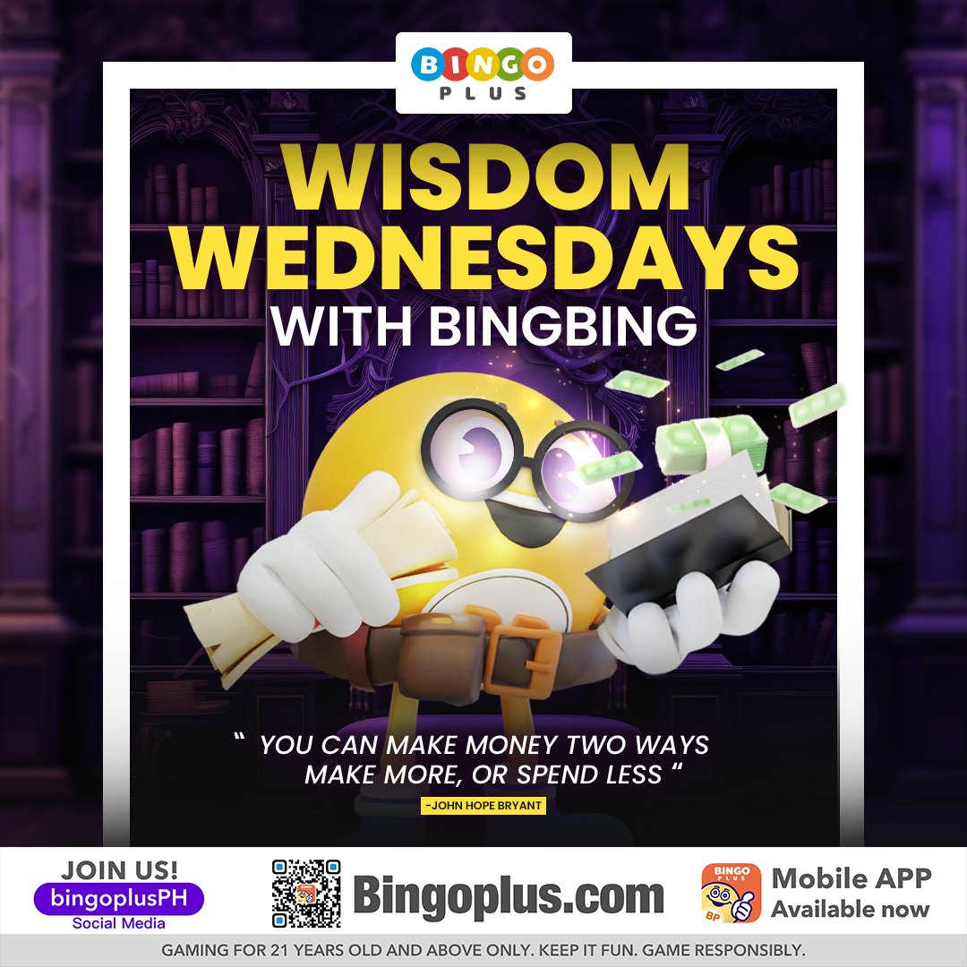 #BingBingSays #WisdomWednesdays #BingoPlusPH