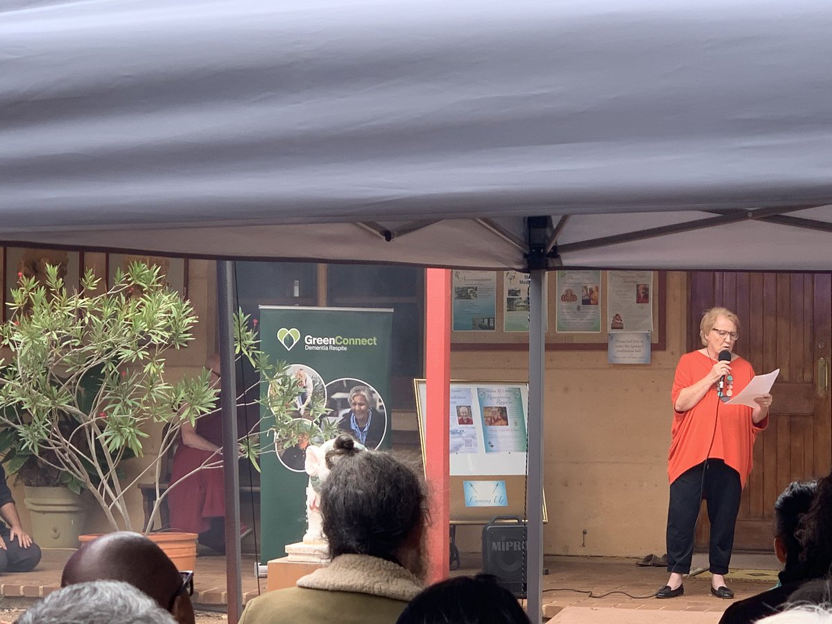 GreenConnect Dementia Project launch at the Atisha Centre. Congratulations to Sandra Slater, Heathcote Health, Heathcote Dementia Alliance, John Richards Research Centre and @latrobe University. Great project for those with dementia and their careers