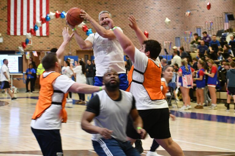 On April 5, Hauppauge High School’s faculty and staff faced off against local police, fire and EMT workers, and active-duty military members during the district’s 1st Hoops for Heroes game!