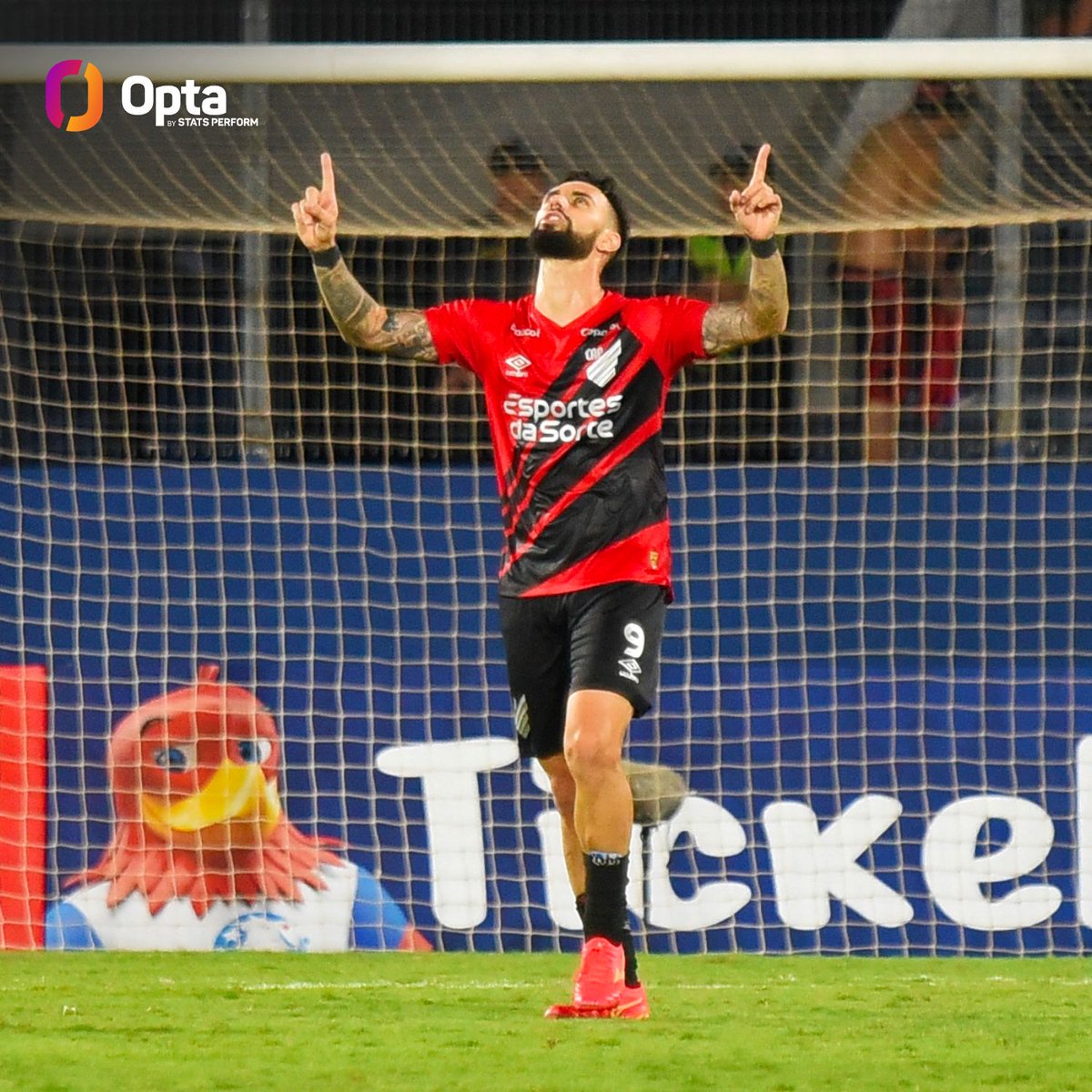 15 - Con su tanto ante Rayo Zuliano, Gonzalo Mastriani (Athletico Paranaense) llega a los 15 goles en Sudamericana, igualando a Bernardo Cuesta y Miguel Borja y entrando al top 5 de goleadores del torneo. Especial.