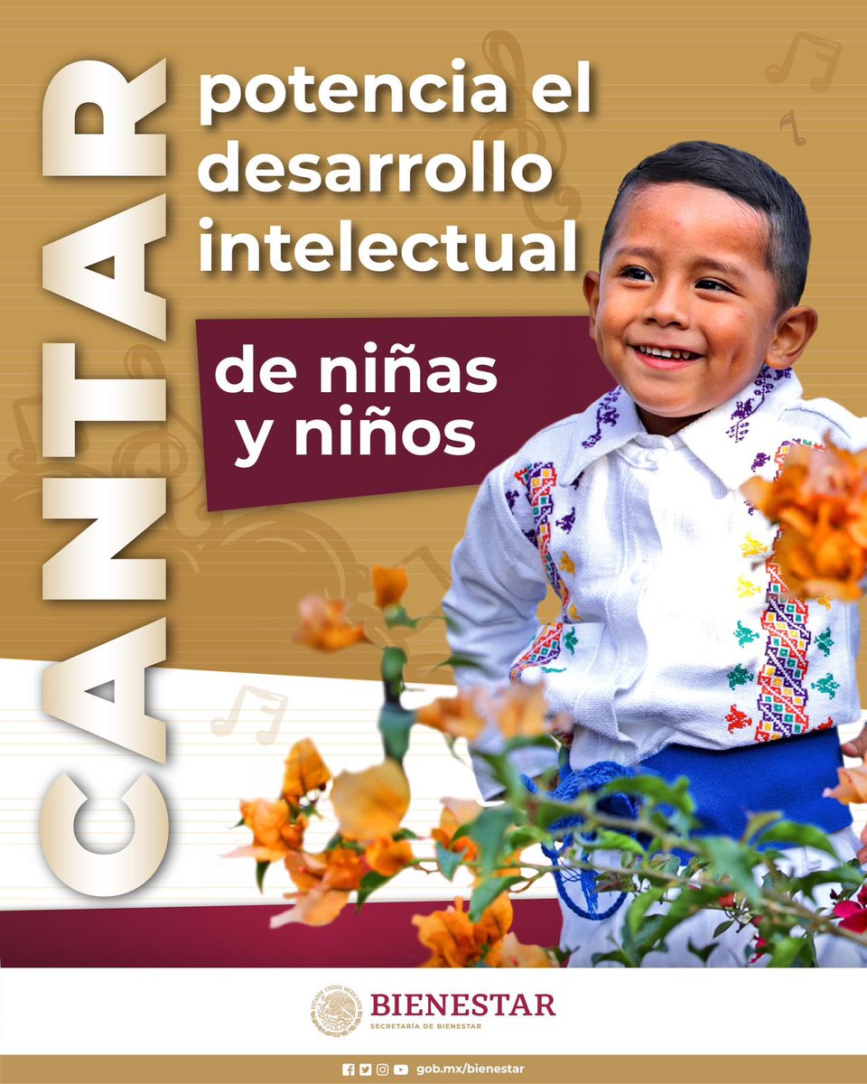 #TipsBienestar ❤️
En las niñas y niños, las actividades artísticas fomentan su desarrollo intelectual.

#PrimeroLosPobres