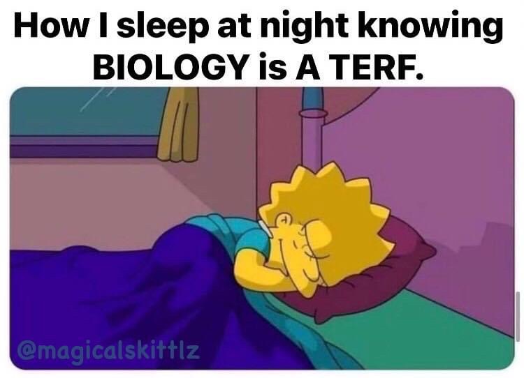 magicalskittlz's tweet image. How I sleep at night knowing I am on the right side of history.

#TeamTERF
#LetWomenSpeak