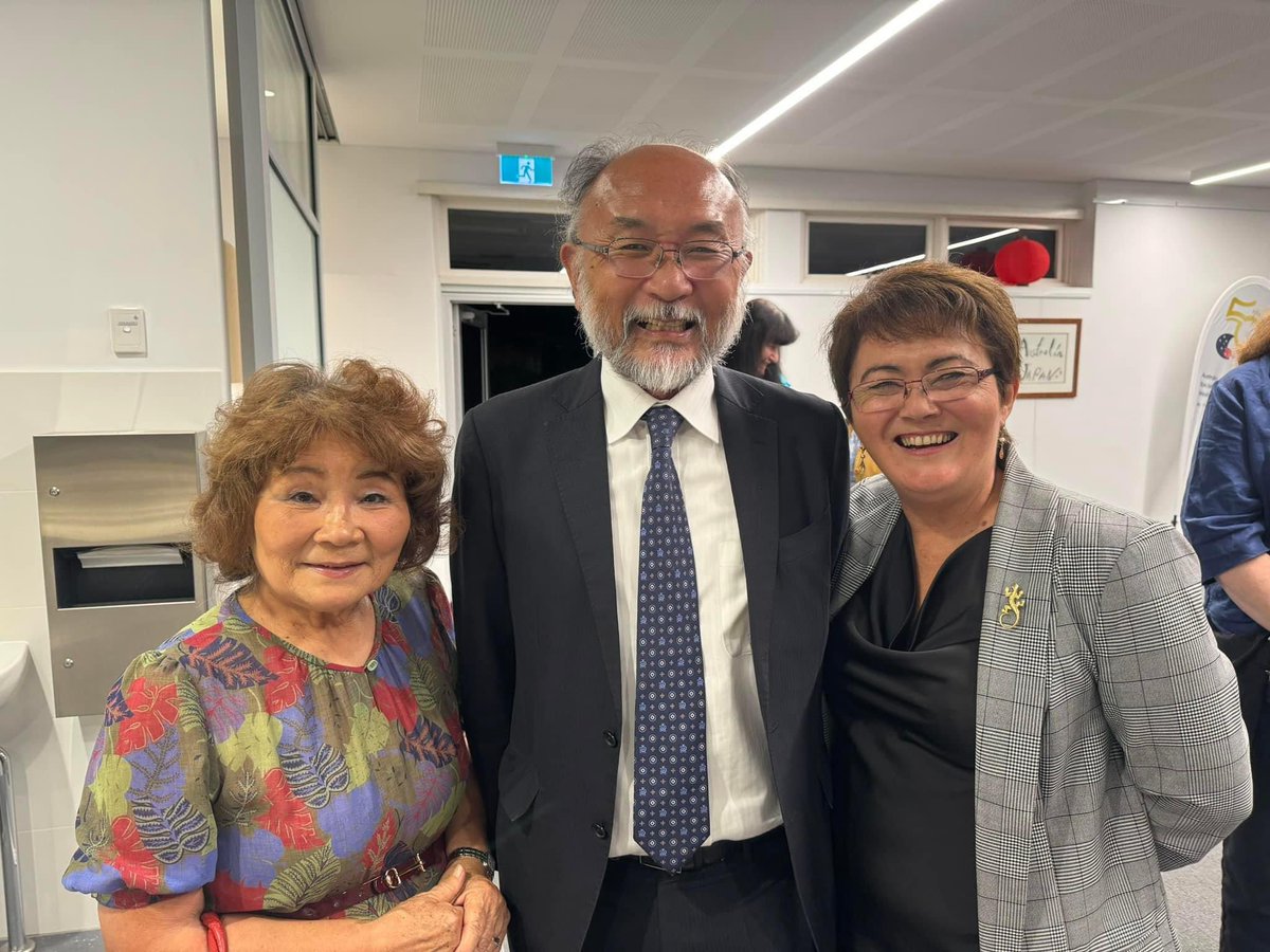 Okaeri nasai!!! Welcome back Tatsuo & Sachiko Hirayama, wonderful friends of AJSWA, former Consul General & lovers of our beautiful WA! It was a great delight to have Mr & Mrs Hirayama join AJSWA as well as current @CGJPERTH Mr Naito, at the renewed ET Sundowner at JECCWA.