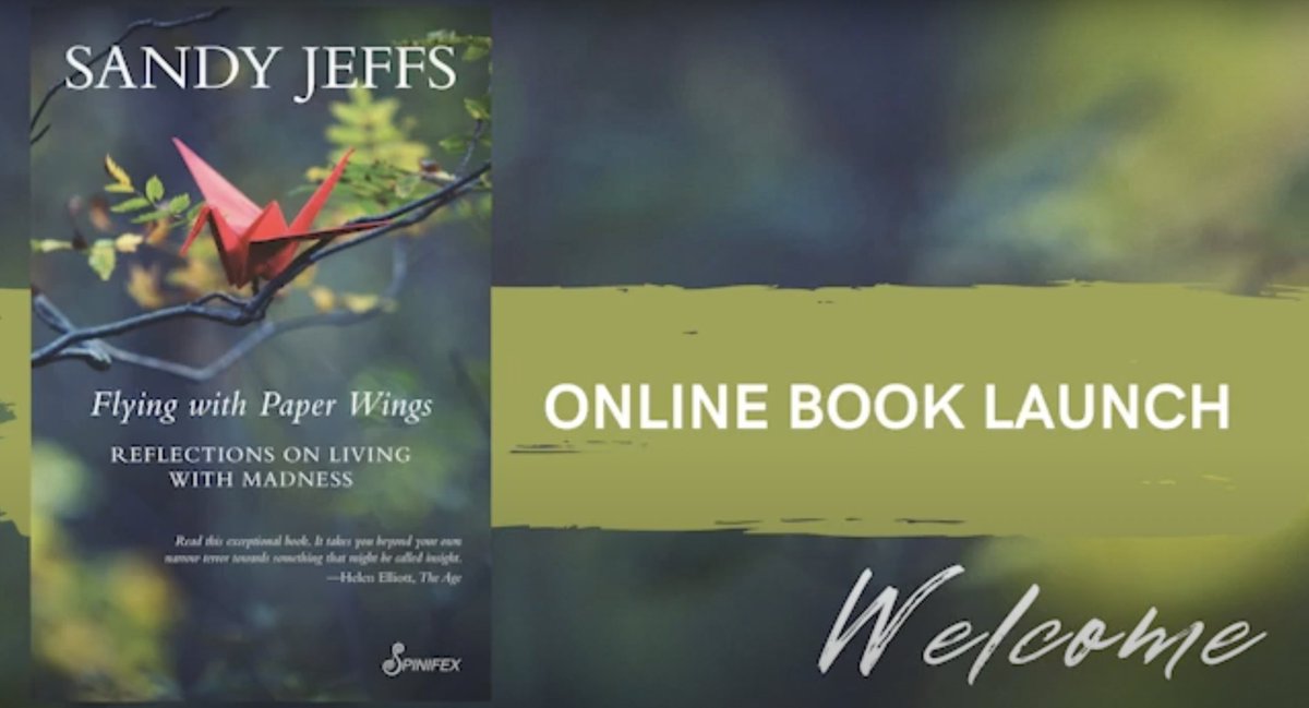 #ICYMI Catch up on the Online Book Launch for the updated version of Flying With Paper Wings by Sandy Jeffs - video now on our YouTube channel youtube.com/watch?v=bmJ4f5…