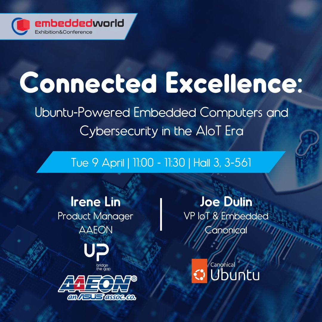 📢Join AAEON for Multiplatform AI #Demos, #Forums, and New #Product Unveiling at Embedded World 2024📢 #EmbeddedWorld2024 Register Here: messe-ticket.de/Nuernberg/embe…