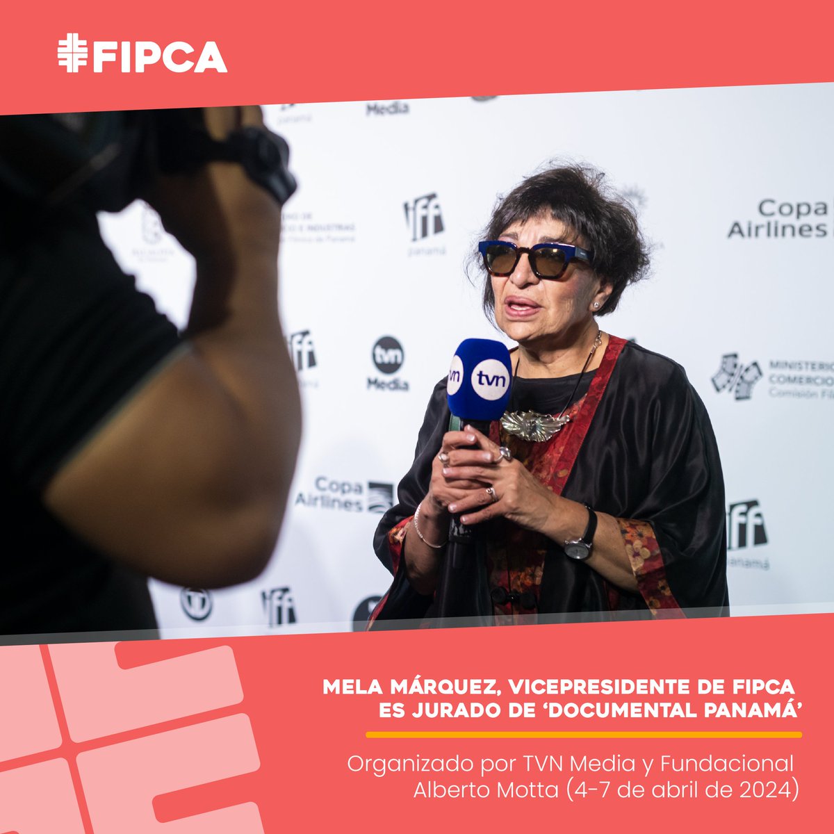 🏆Mela Márquez, cineasta boliviana y Vicepresidenta de FIPCA desempeñó un papel crucial el pasado 7 de abril como jurado en la selección de los ganadores del concurso 'Documental Panamá' en el IFF Panamá Festival Internacional de Cine de Panamá <a href="/IFFPanama/">International Film Festival of Panama, IFF Panama.</a>
