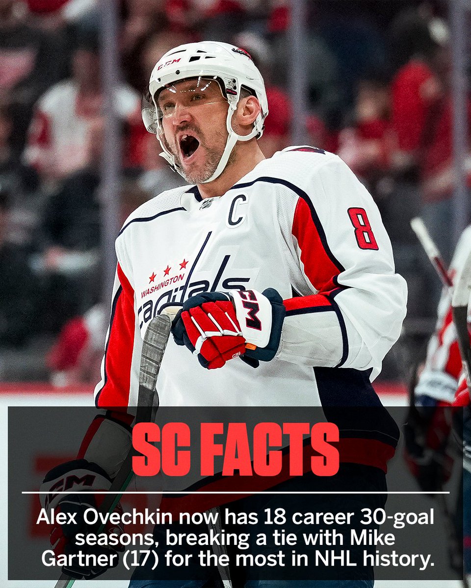 Alex Ovechkin knows a thing or two about scoring 🚨