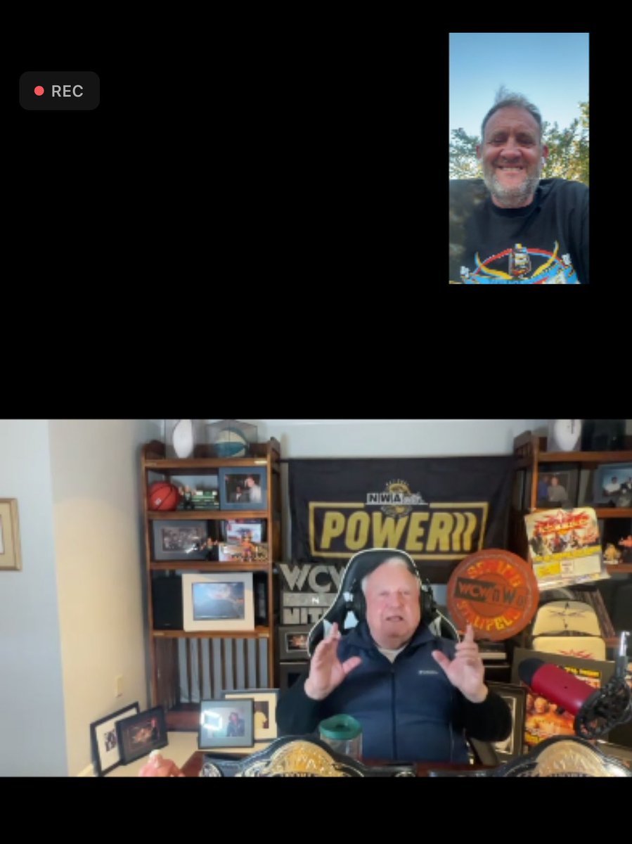 I love getting “coached up” on the traditions and history of the game I love, pro wrestling, by David Crockett. @thecasiokid, David, and our @adfreeshows family discuss Jackie (RIP), booking, and the good old days. Hey @HeyHeyItsConrad any pals in the HOF for Mr. Crockett?