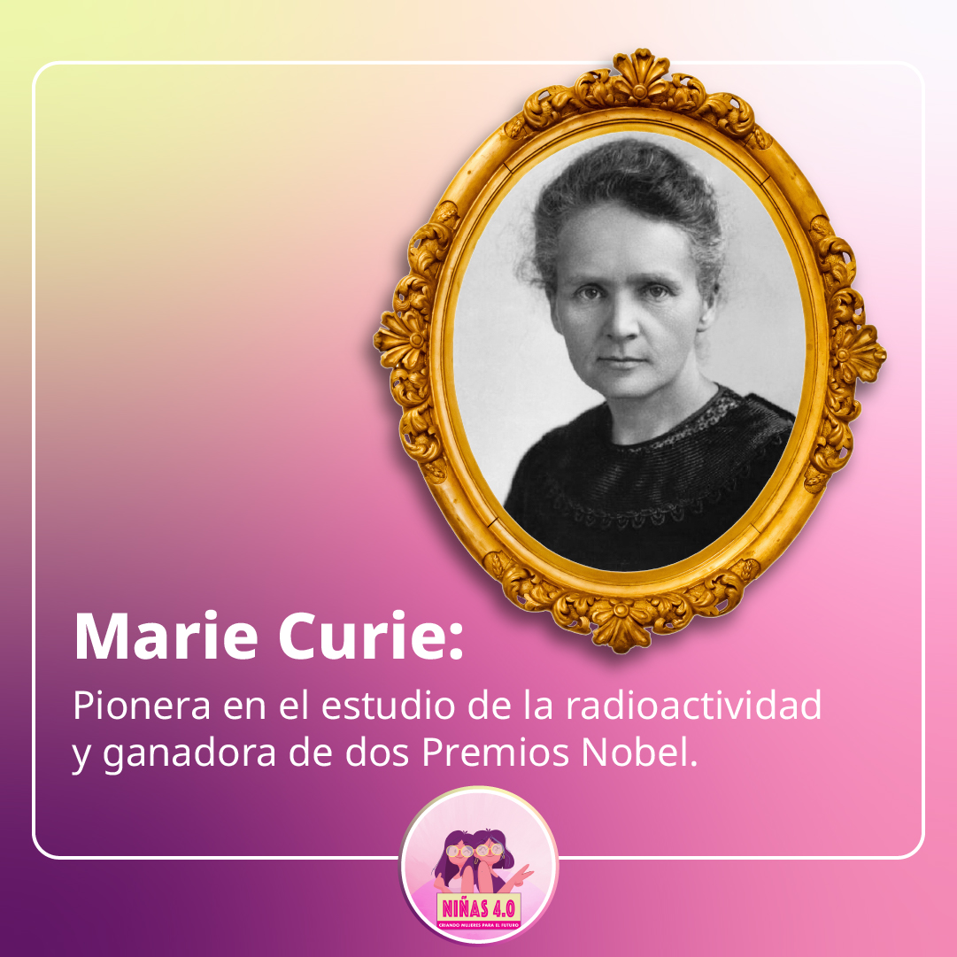 🔬 Marie Curie: La primera mujer en ganar un Premio Nobel y la única en hacerlo en dos campos científicos diferentes. #MujerNobel #PioneraRadioactividad #MujeresEnLaCiencia #MujeresEnCiencia #STEMparaNiñas