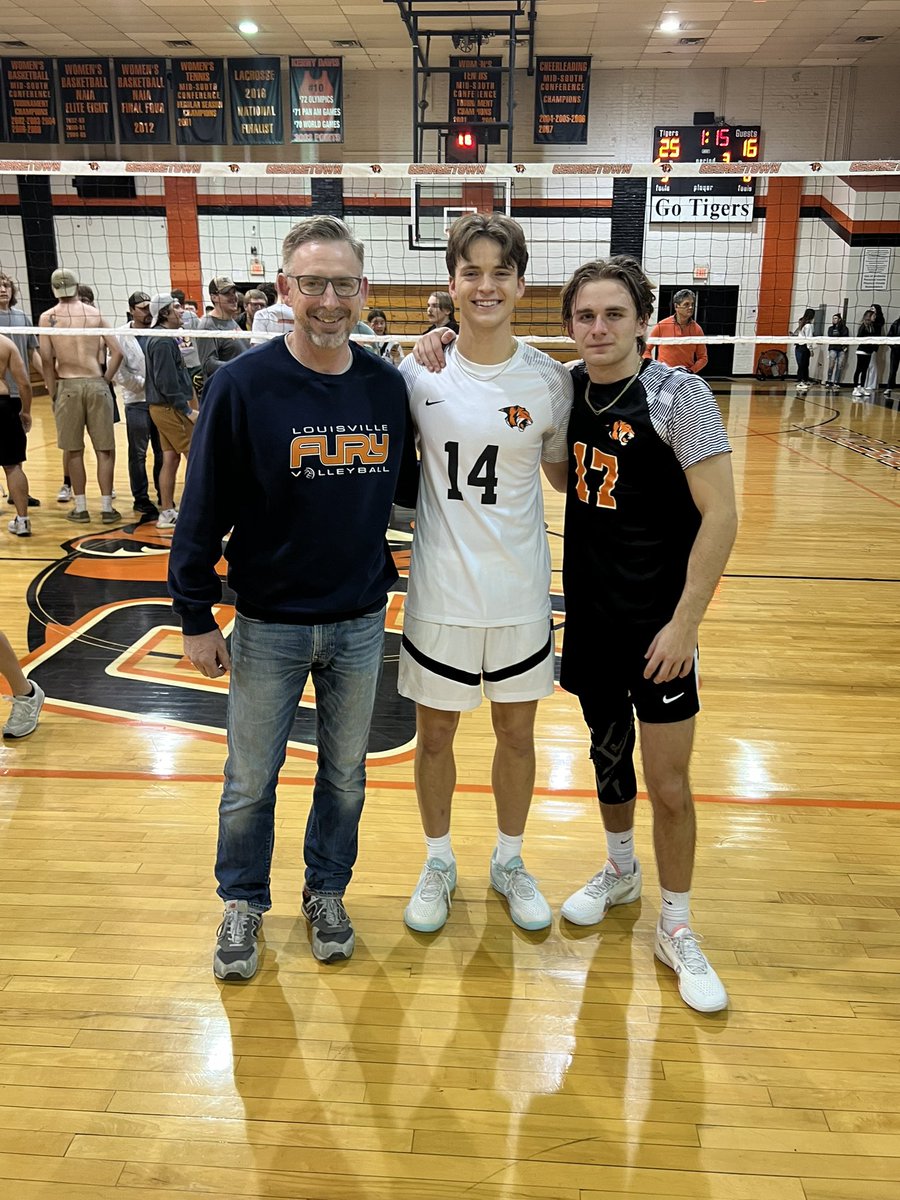 Senior night at Georgetown college for two of our Fury alum. Congratulations LC Newton and CJ Bride.  #furyproud