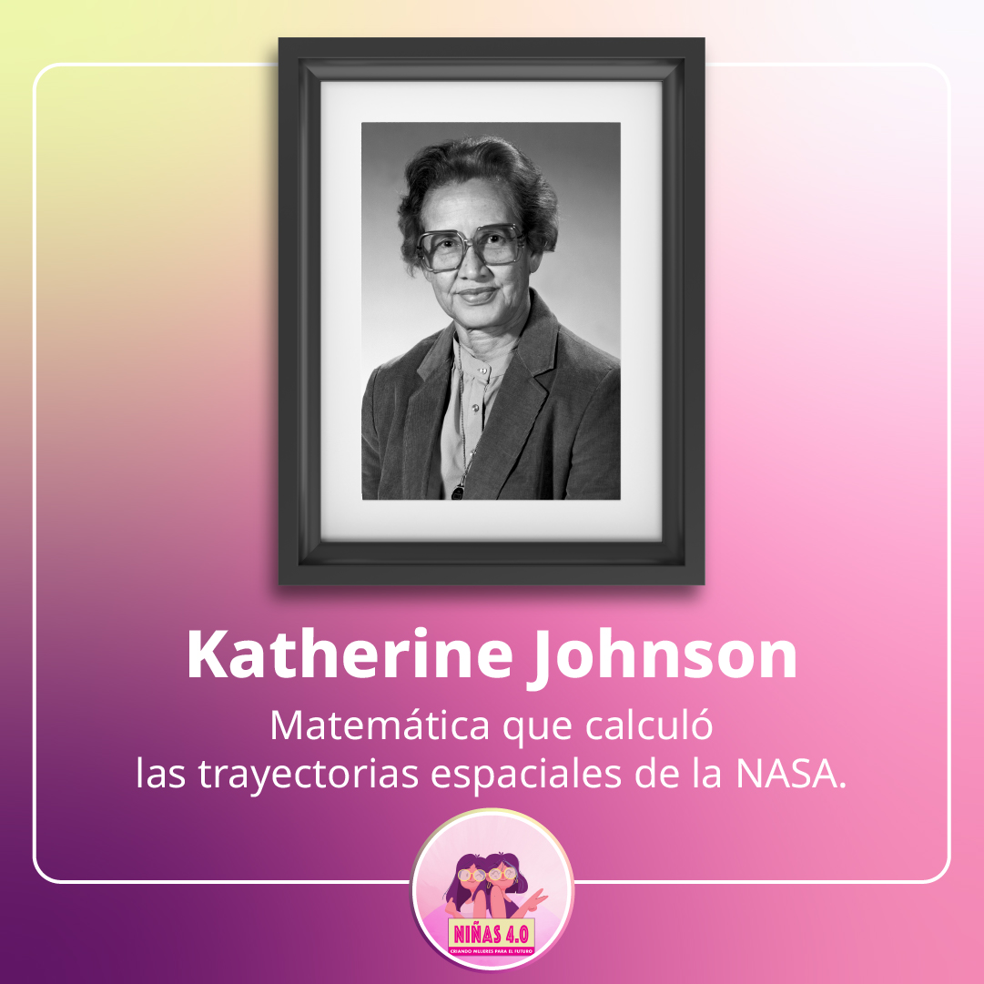 🚀 Katherine Johnson: La brillante mente #matemática cuyos cálculos ayudaron a llevar a la humanidad al espacio. #KatherineJohnson #MujeresEnNASA
#DíaMundialdelaCiencia #MujeresEnCiencia #STEMparaNiñas