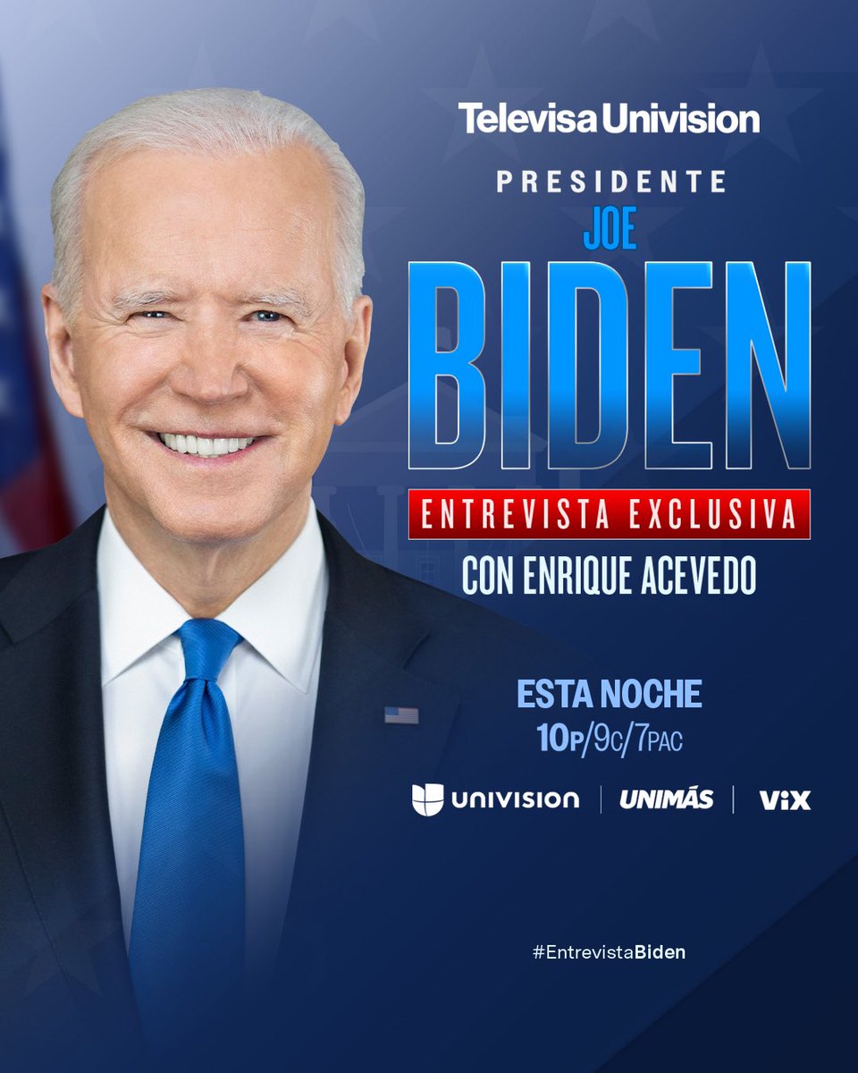 #AlAire: la entrevista exclusiva con el presidente @JoeBiden/@POTUS con @Enrique_Acevedo en @UniNoticias: youtu.be/BUy_DG87wEc?si… (vía @YouTube) #EntrevistaBiden