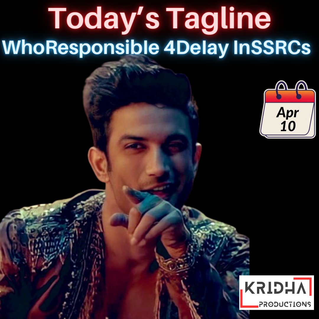 WhoResponsible 4Delay InSSRCs -Today's Tagline @withoutthemind @divinemitz