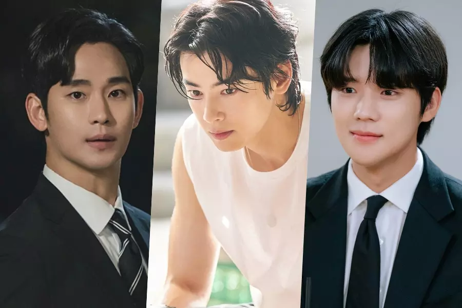 Top 10 April 2024 Drama Actors Brand Reputation Rankings: 

1. #KimSooHyun: #QueenOfTears
2. #ChaEunWoo: #WonderfulWorld
3. #MoonSangMin: #WeddingImpossible
4. #KimJiWon: #QueenOfTears
5. #KimNamJoo: #WonderfulWorld
6. #LeeBoYoung: #Hide
7. #KimKangWoo: #WonderfulWorld
8.…