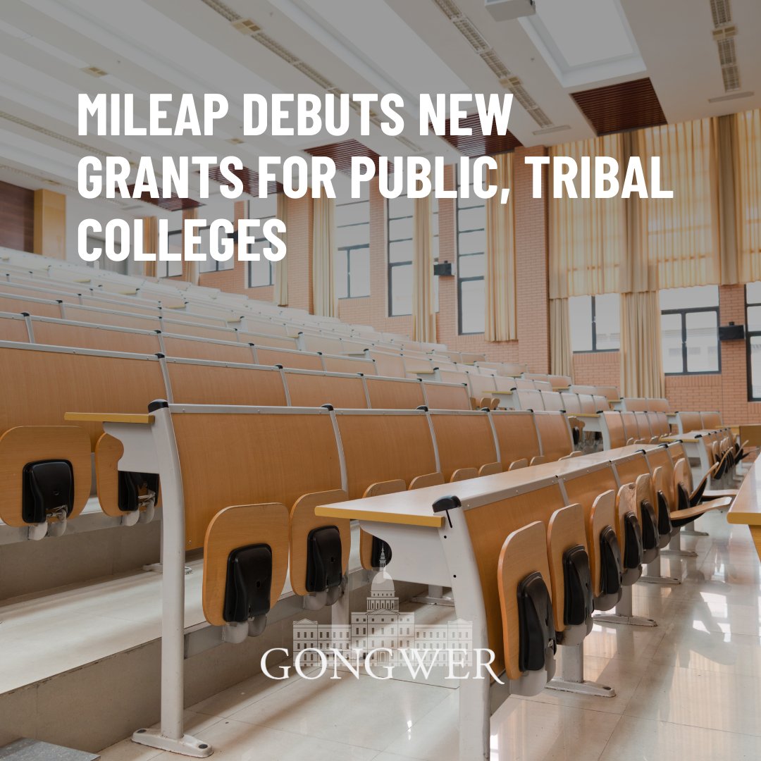 Two new grants announced by the MiLEAP on Monday will soon be open for applications from public and tribal colleges and universities hoping to boost enrollment and eliminate barriers to higher education. bit.ly/3JbAXWL