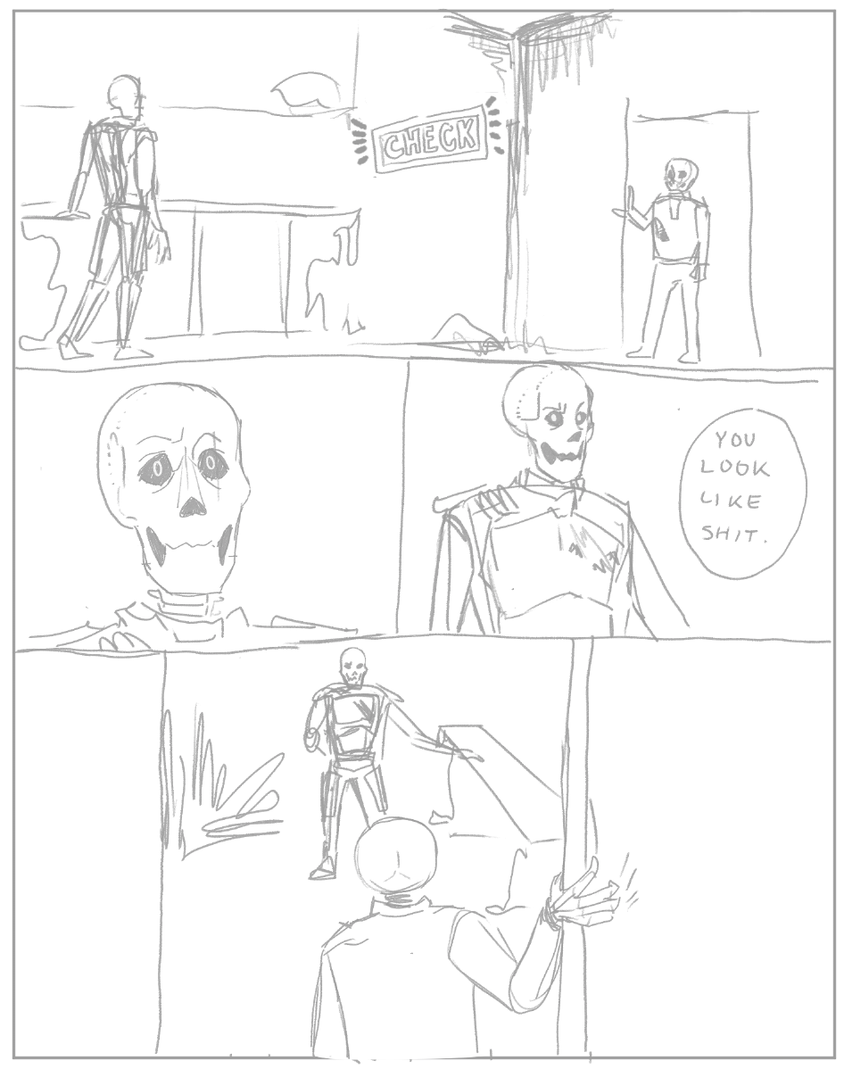 PestisYersi's tweet photo. hoo hoo hoo, I was rereading Starry-Eyed(by @Bonerpuns1 ) while on vacation and got this sketched out from the Fellbros focused sequel Killing Moon. It's an awesome fucking series and everyone should read it https://t.co/hoq6EKEqCv