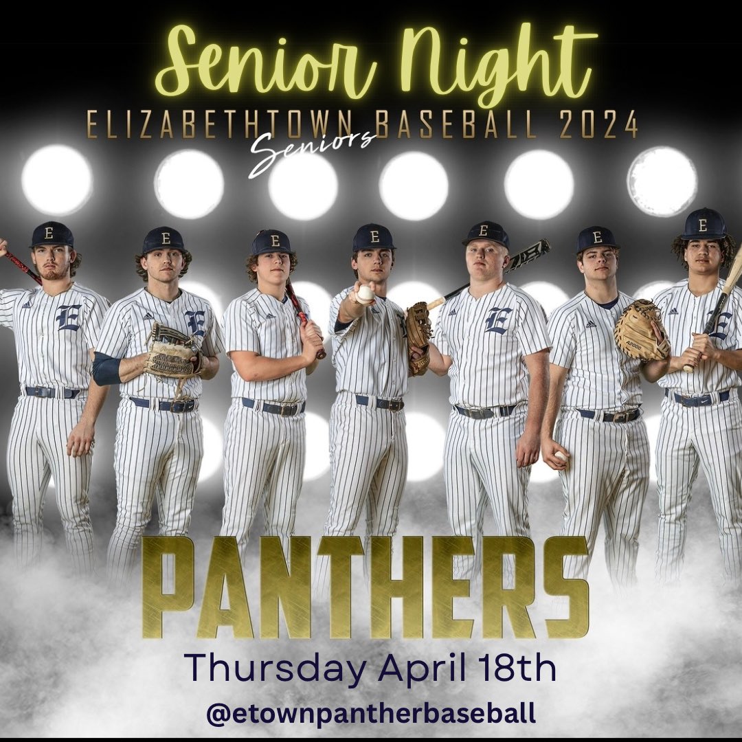 🐾⚾️SENIOR NIGHT 2024! Join us next Thursday, April 18th at 5:10pm prior to our home varsity game vs Fort Knox as we recognize our Panther Baseball Class of 2024 Seniors : Luke Longacre, Nolan Maggard, Jake Williams, Greyson Hainer, Carter Moberly, Eli McCowan, and Tyrin Jurnett