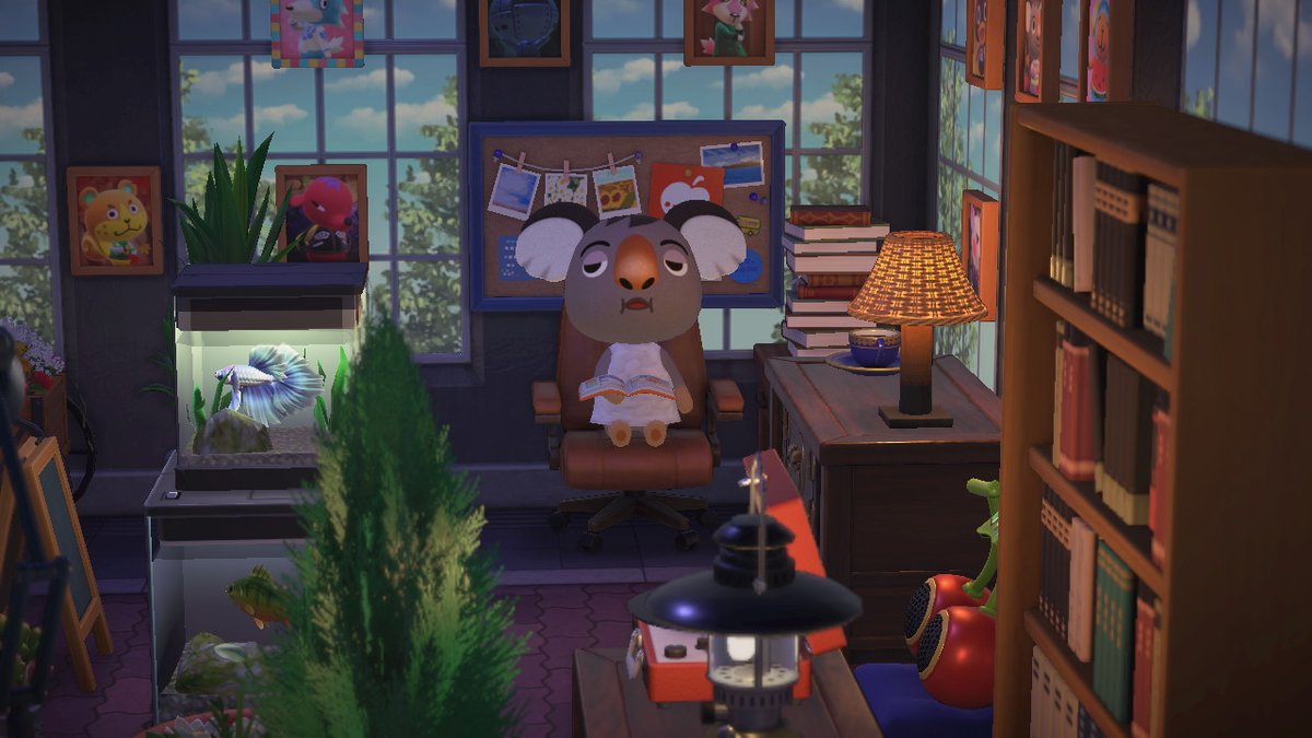 LemonyACNH's tweet photo. ozzie reading in my den
#AnimalCrossing #ACNH https://t.co/SH2rMXIlJz