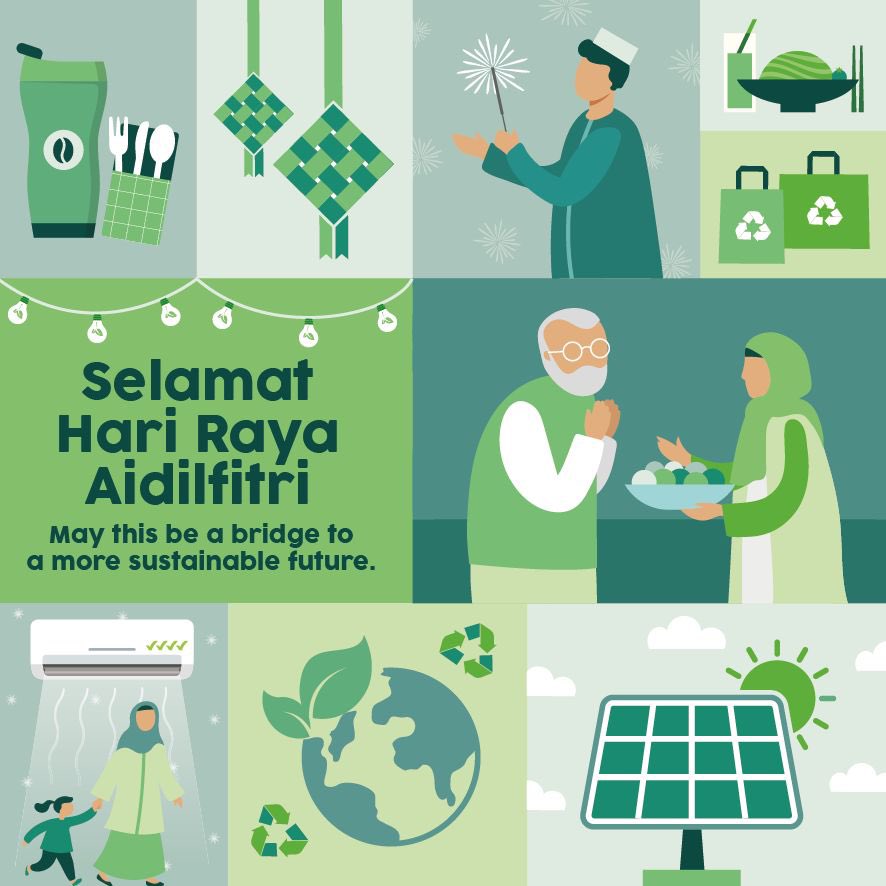 Here’s wishing all our Muslim friends Selamat Hari Raya Aidilfitri! May this festive celebration be a bridge to a more sustainable future!