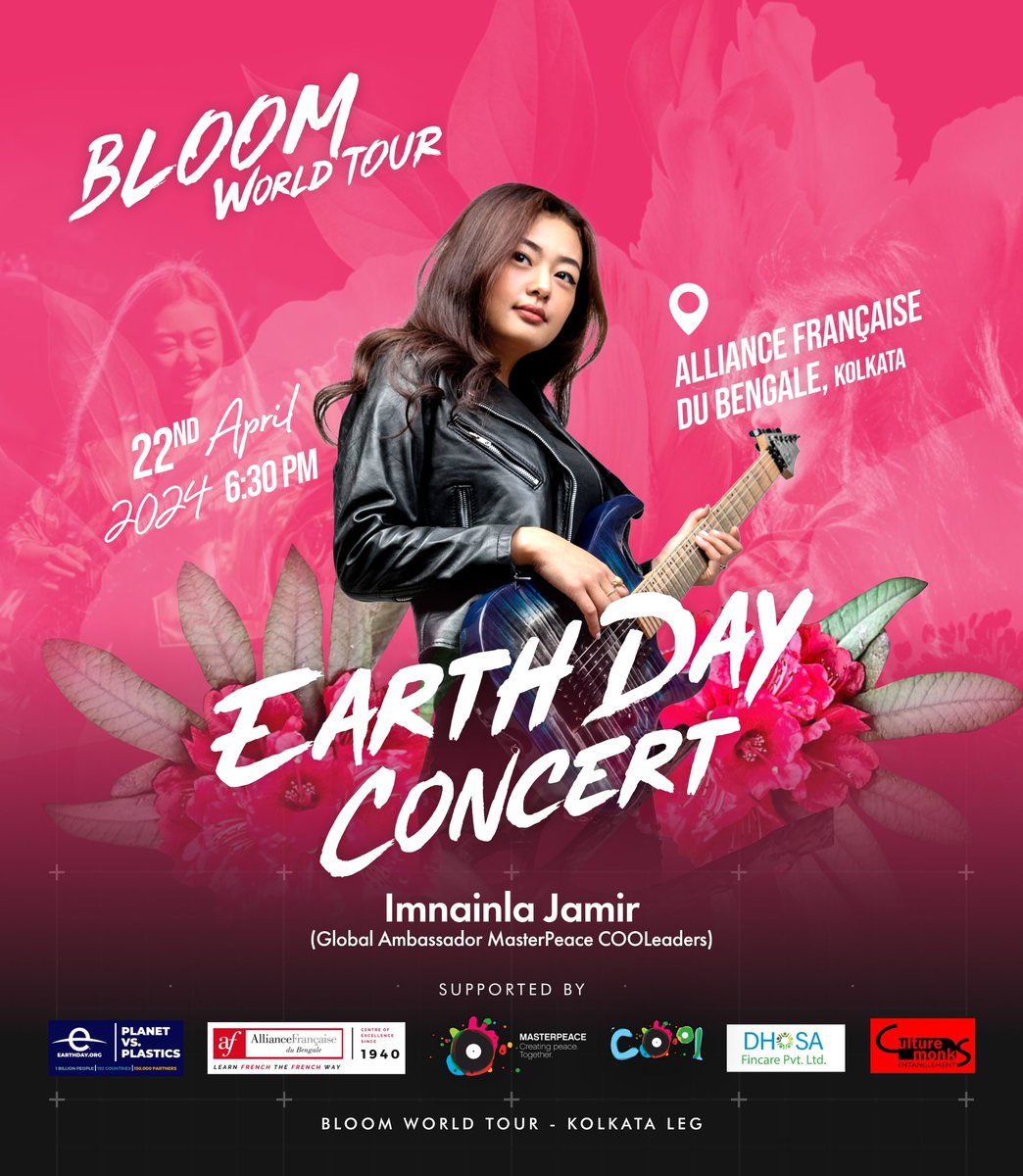 I am honoured to be part of the #EarthDayConcert being hosted by @AFduBengale @earthdayindia @Masterpeace2014 @culturemonks on April 22. Let’s continue to cool down our planet earth. Always remember, CoolEarth means CoolYou -Concert Registration link: bit.ly/earthdayconcer…