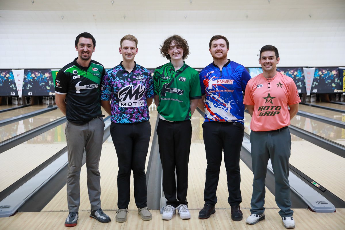 PBATour's tweet photo. The PBA Cheetah Championship finals are set!
1. Marshall Kent
2. Mikey Schlabach
3. Deo Benard
4. Alec Keplinger
5. BJ Moore
📺 Monday, April 15 at 7pm ET on FS1 https://t.co/FbolWFlU2j