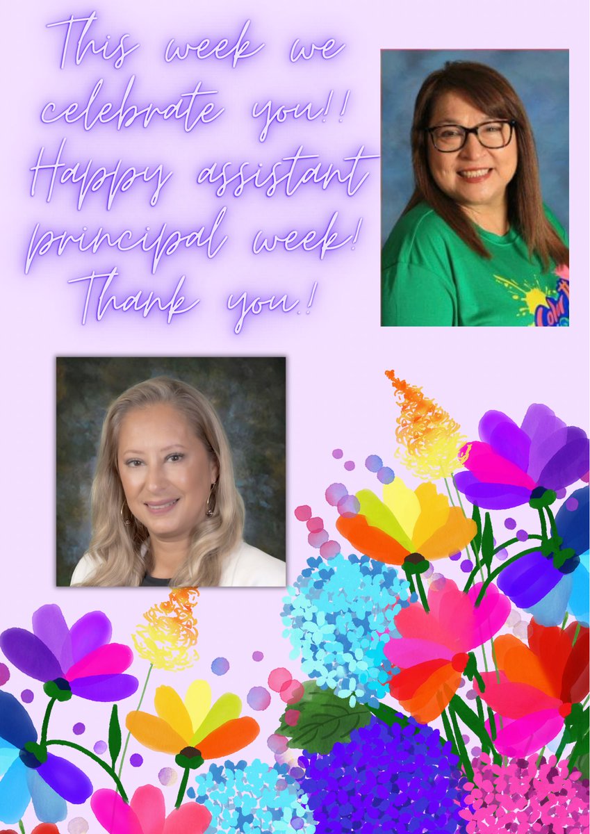 We 🩷our assistant principals. Thank you for all your hard work and dedication to our staff and students. We are lucky you have you. Happy Assistant Principal week!!!