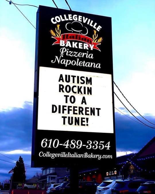 Keep on rockin’🤘🏼🎶🎸 #collegevilleitalianbakery #morethanabakery #autism #autismawareness #autismacceptance