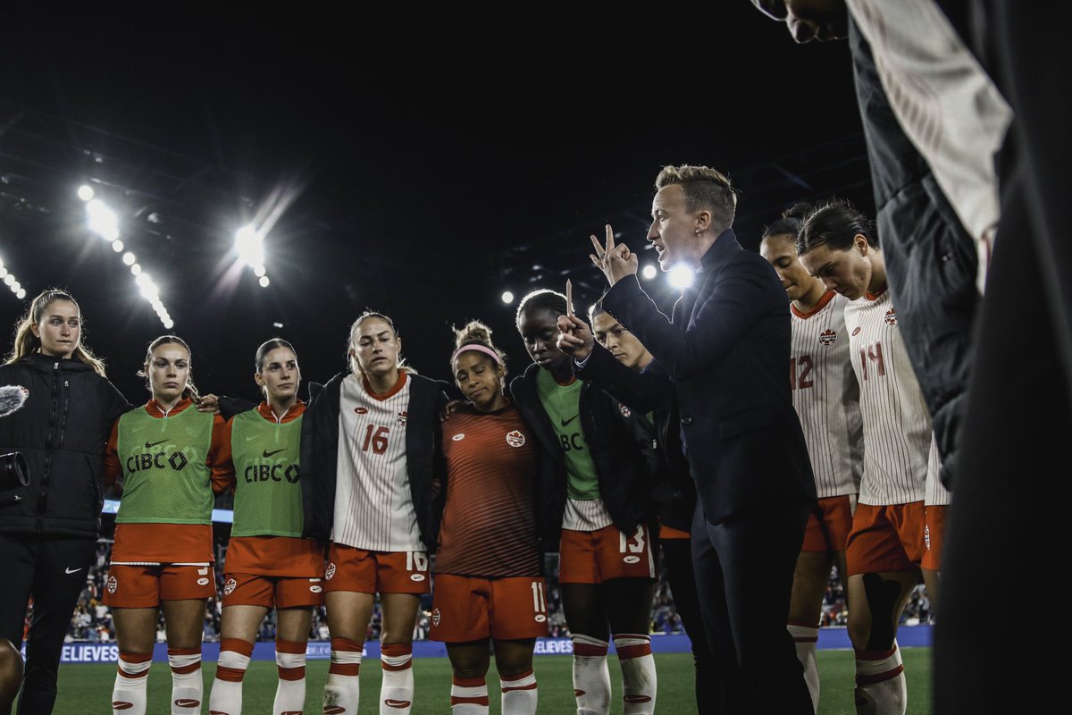 Regroup. Move forward together.🍁 #CANWNT #SheBelievesCup