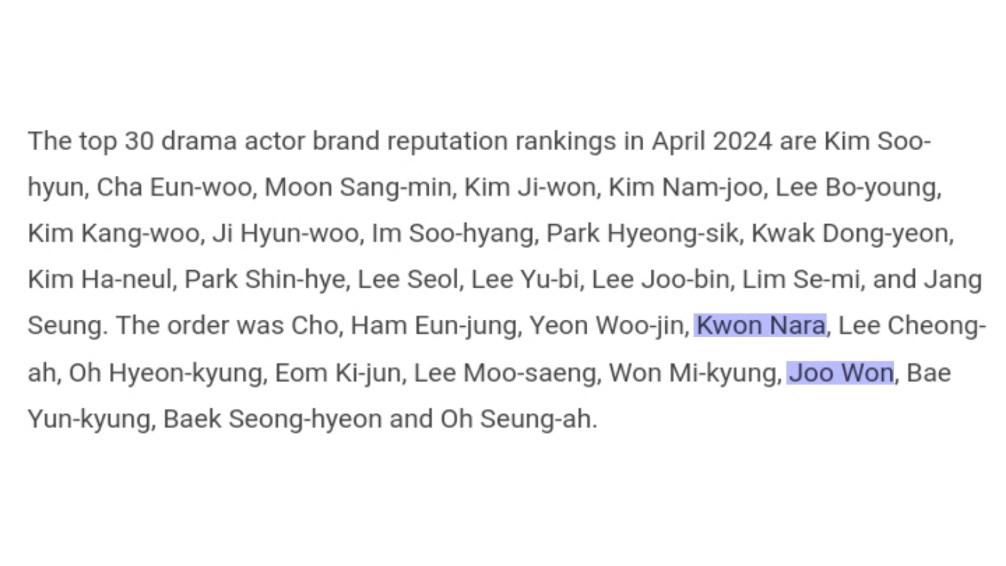 Kwon Nara and Jo Woon are part of the Top 30 drama actor brand reputation rankings in April 2024. 👏

entertain.naver.com/read?oid=076&a…

#KwonNara #권나라
#야한사진관 #TheMidnightStudio