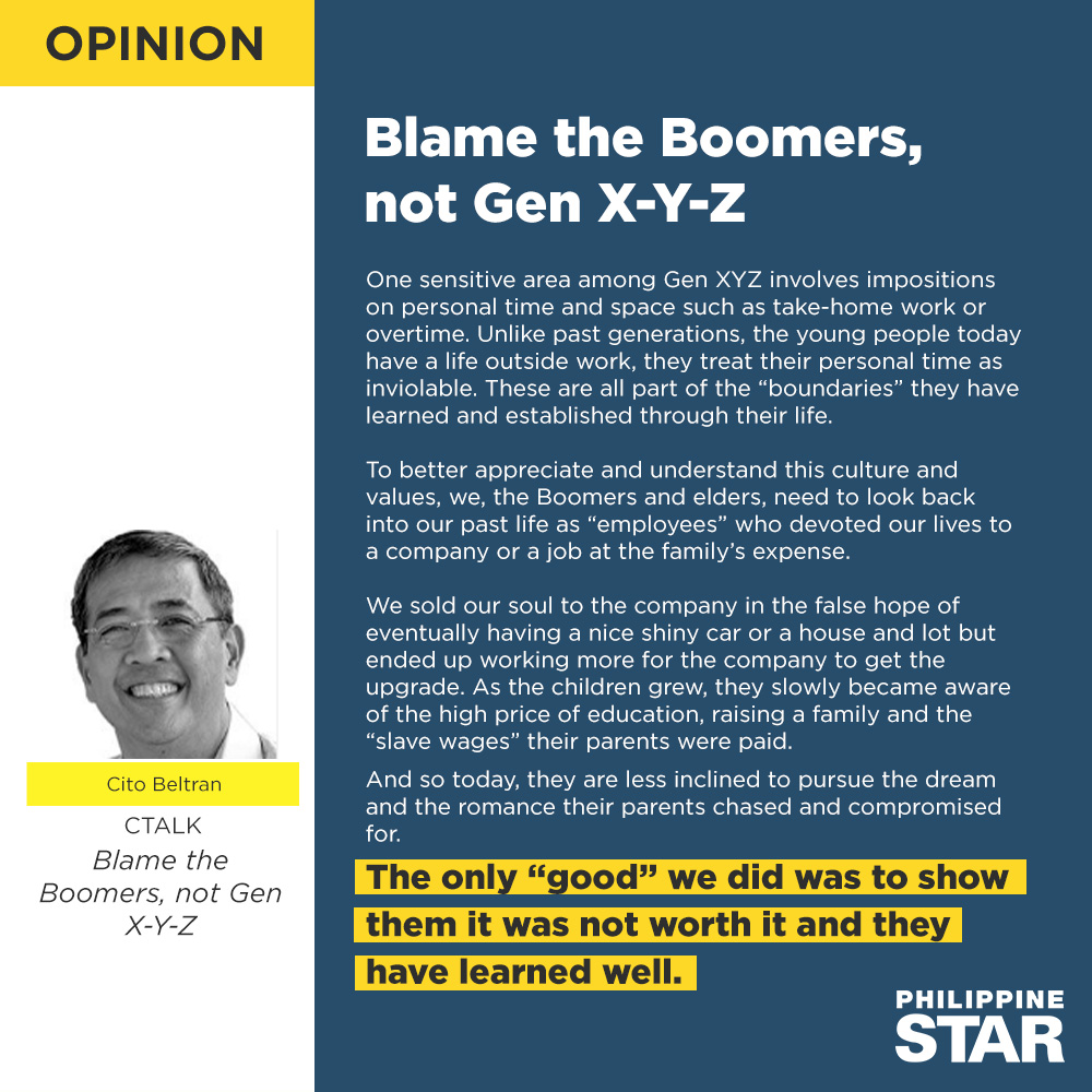 OPINION: Today’s young employees put a premium on their self-respect over and above bringing home the bacon or keeping a job. Self-respect dictates that no one, not even their boss or a business owner, has a right to insult them, disrespect them or in any way or form insult them.…