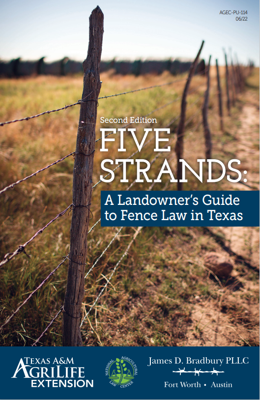 Are you a landowner in Texas? Our Second Edition Five Strands Handbook is a must-have resource for you! This handbook gathers information about Texas fence law in one landowner-friendly publication. Free download: bit.ly/43URnfM To purchase a hard copy, call 806-677-5600