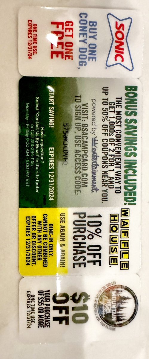 scotterb's tweet photo. the cub scouts need your help. We are  selling “Camp Cards” to raise money. Half the money goes toward scouts who can’t afford to go to summer camp

Each card has discounts and savings to be used locally

Cards are $10 cash or thru our PayPal link $11. 

https://t.co/zrUzeQTCUR https://t.co/YLyf72Ew1f