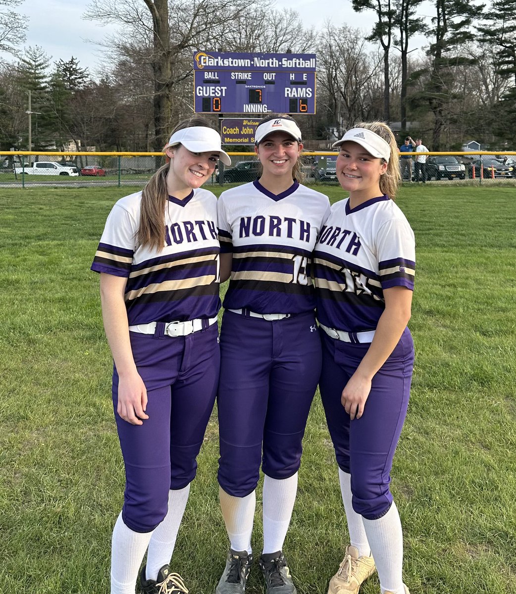 NORTH topped Horace Greeley 6-0! Tighe pitched a CG shutout Win, allowing just 2 hits over 7 innings. Defeciani 3-3 w/ 1 RBI & 1R. Barrett 2-4 w/ 1R. North HS improved to 5-0 on the season and will be head to Arlington next! @lohudsoftball @LoHud_Debbie @chsnathletics