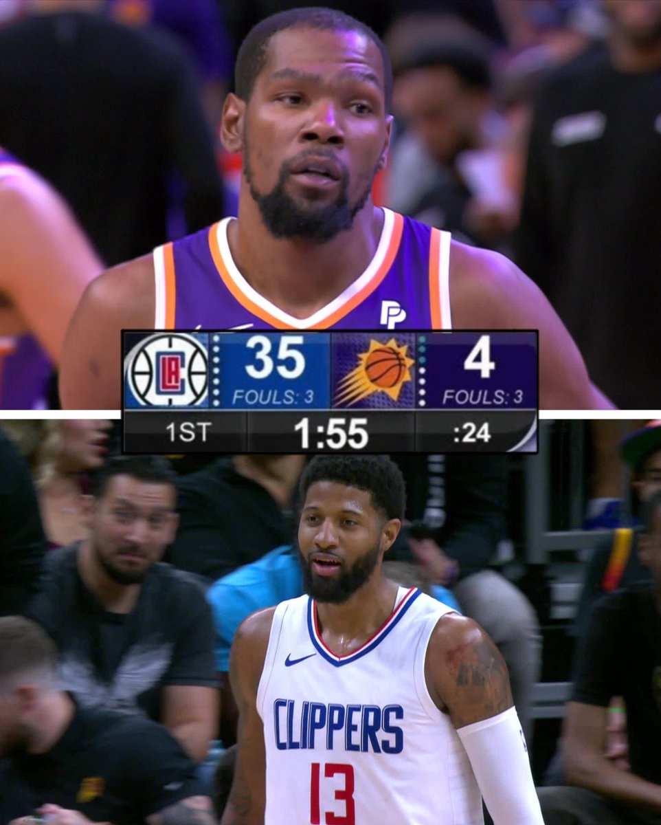 BleacherReport's tweet photo. CLIPPERS COOKED THE SUNS IN THE 1Q 🤯 https://t.co/oJONis0Qd7