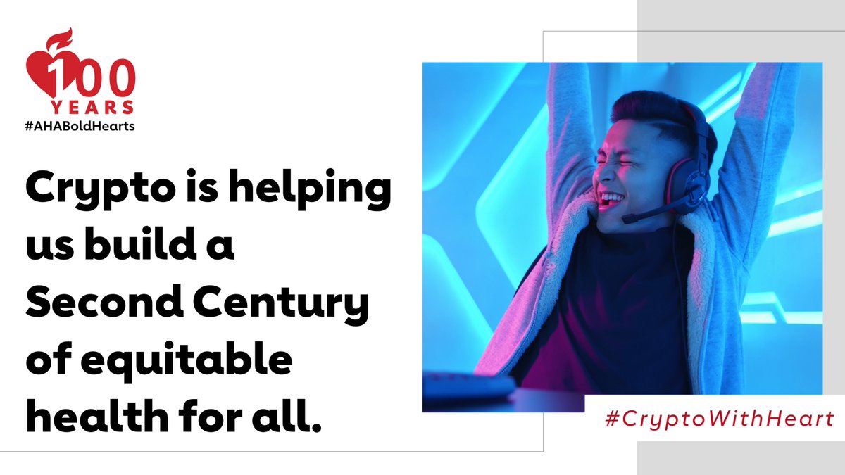 Let's build our second century of impact together! You can help us create equitable health for all by fundraising #crypto on @Tiltify! Learn more: spr.ly/6011kyOmU #CryptoWithHeart