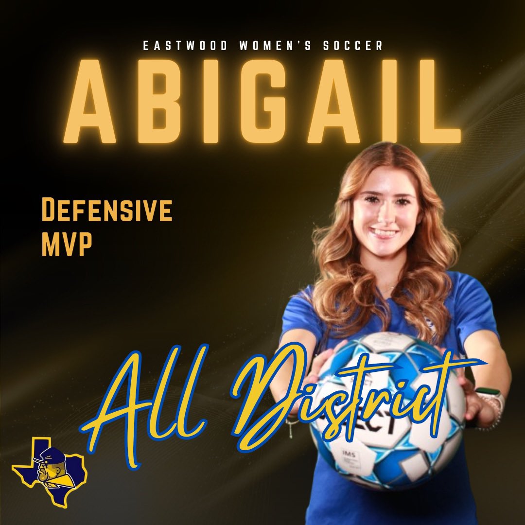 Congrats to these Amazing Athletes for their hard work during the season. @KaitlynDuntley1 & @abigailbauman9 were voted Offensive & Defensive MVP this year for District 1-6A. Well done! 👏 @Btorres_EHS @EHSCoachLopez @EastwoodSports @YISDAthletics1 @Fchavezeptimes @SamGuzmanTV