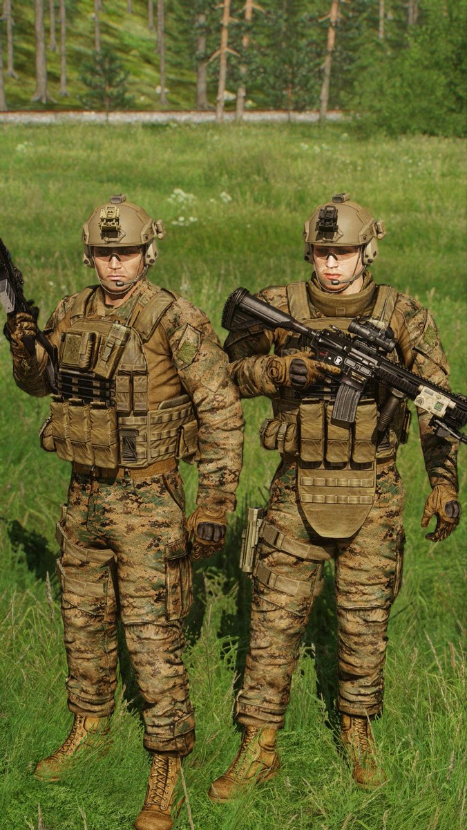 'Next Generation Marine' concept. 
(Please if anyone knows a mod on the workshop that contains modern USMC uniforms and gear let me know, I'm trying to make a faction)

#arma3 #armaphotography #armaplatform