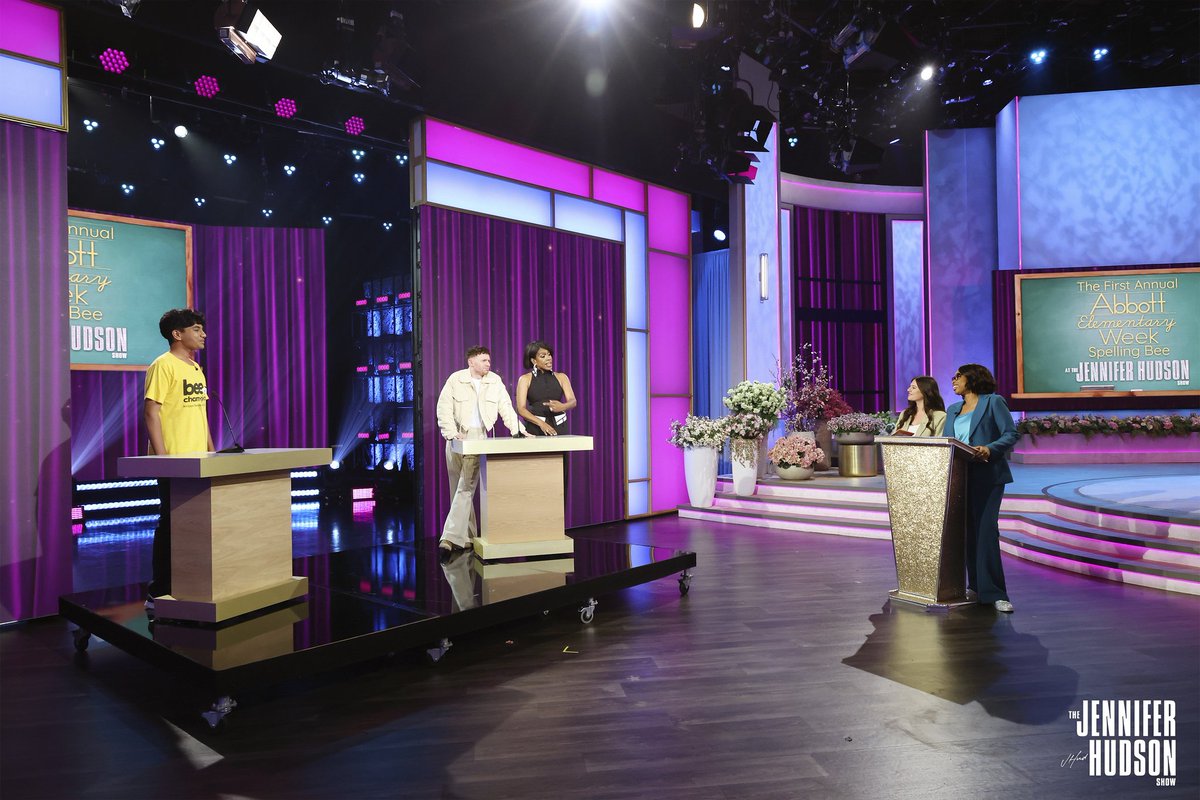 #spellingbee 
See my episode <a href="/JHudShow/">The Jennifer Hudson Show</a> on Thursday! Thankful to be on this show!