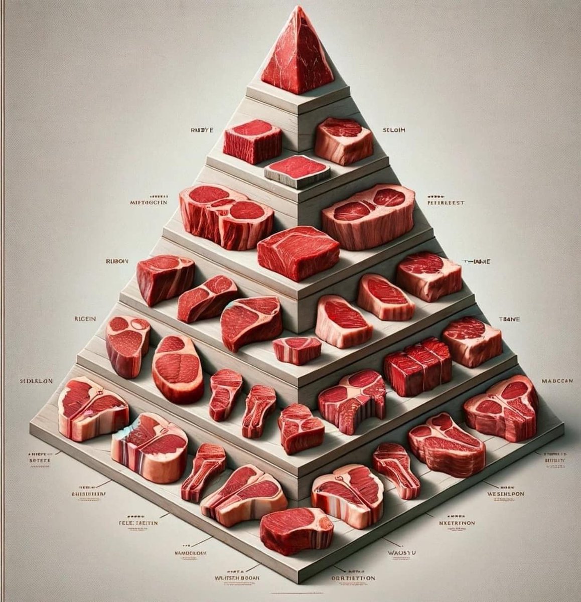 The corrected food pyramid!