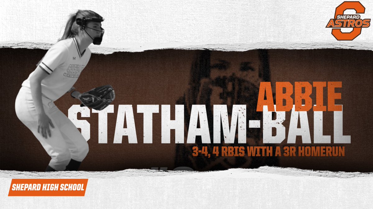 Shepard High School Softball (@shepardsoftball) on Twitter photo Astros with a team WIN over Argo! Potenza, Sedlak, Lyons lead the offense driving in RBIs. Abbie Statham-Ball with a monster 💣 driving in 3. Kreamalmeyer earns the win on 3 hitter striking out 7 in 5. Astros improve to 3-3. ⏭️RiversideBrookfield
<a href="/ShepardAstros/">Shepard High School</a> <a href="/astathamball/">Abbie Statham-Ball</a> Astros with a team WIN over Argo! Potenza, Sedlak, Lyons lead the offense driving in RBIs. Abbie Statham-Ball with a monster 💣 driving in 3. Kreamalmeyer earns the win on 3 hitter striking out 7 in 5. Astros improve to 3-3. ⏭️RiversideBrookfield
<a href="/ShepardAstros/">Shepard High School</a> <a href="/astathamball/">Abbie Statham-Ball</a>