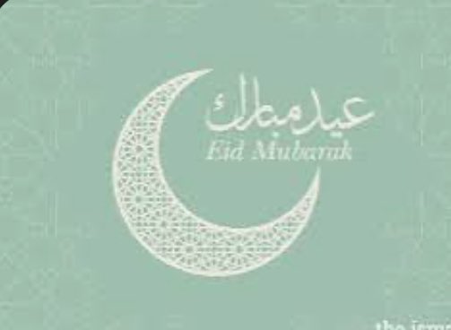 Eid Mubarak to all of my family, friends and colleagues celebrating!!