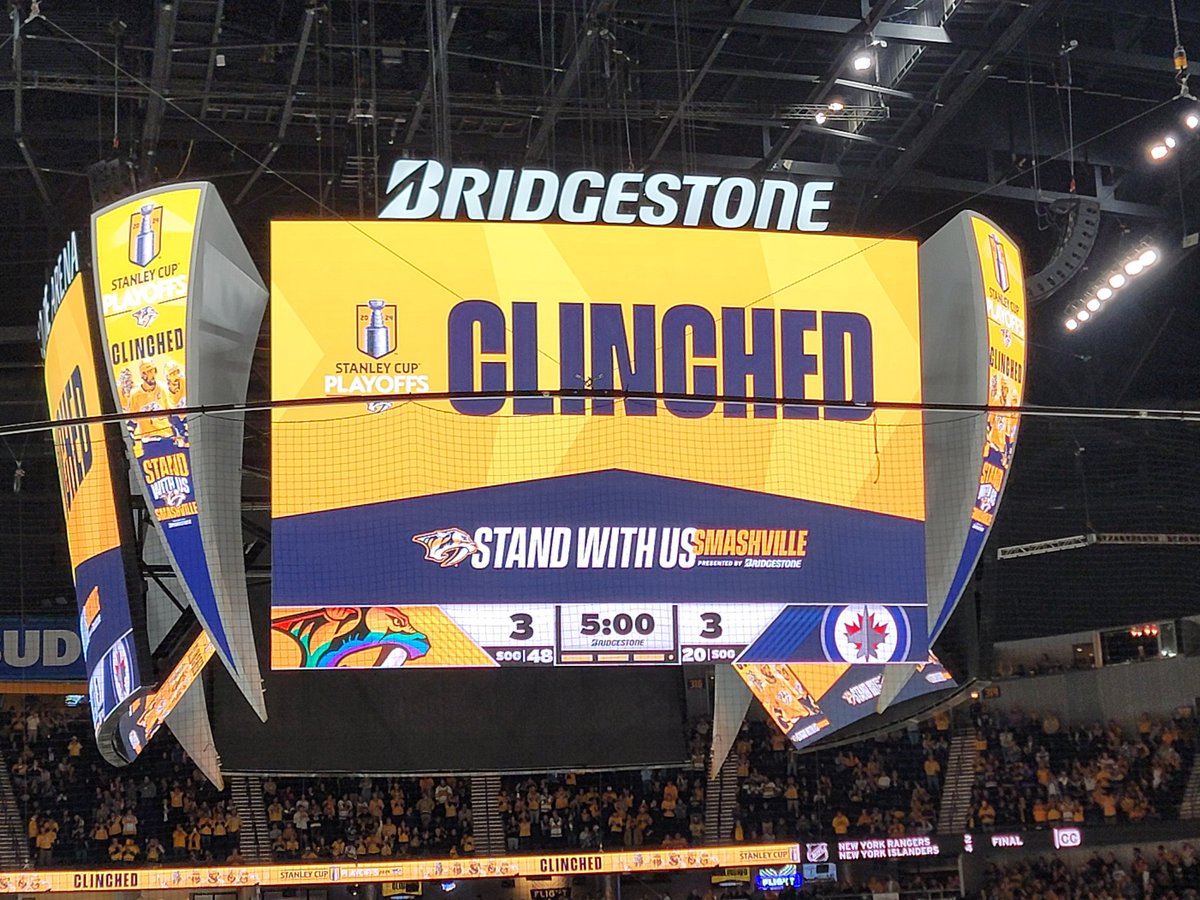 Congratulations to the @PredsNHL ! We're officially in the 2024 @NHL playoffs!