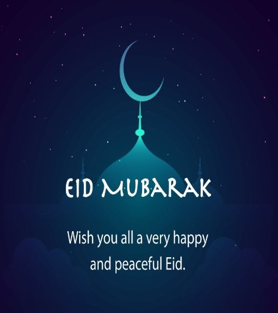 EID MUBARAK TO ALL HUMAN May this Eid bring blessings for the entire humanity so that we can walk on the path of peace and harmony! This is the day when we should pay gratitude to the divine light for all the wonderful things around us.
#EidMubarak #EidUIFitr
#HumanityComesFirst