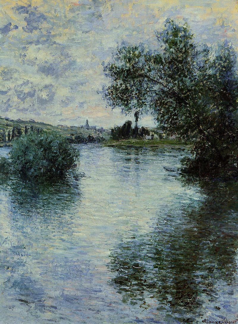 The Seine at Vetheuil, 1879 Get more Monet 🍒 linktr.ee/monet_artbot