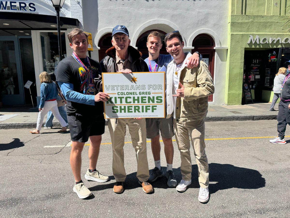 Greg4Sheriff's tweet photo. Had an incredible time connecting with passionate voters during this year's electrifying Cooper River Bridge Run! Let's continue this journey together towards a brighter future for Charleston County! #GregKitchens2024 https://t.co/iod4zX6m4A