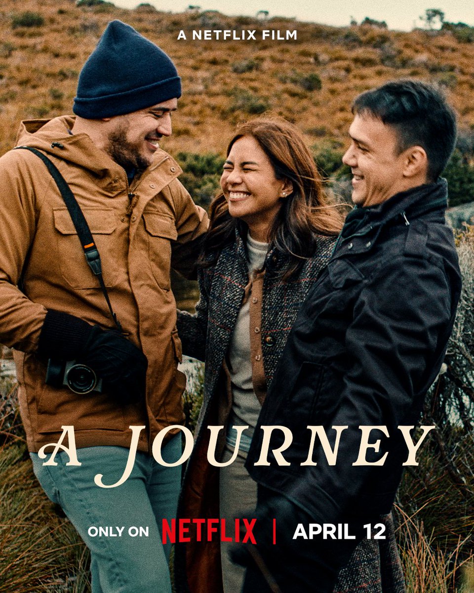 Tuloy lang ang daloy ❤️‍🩹 Take yourself on A Journey, coming this April 12 only on Netflix. #AJourney #KayeAbad #PaoloContis #PatrickGarcia #Netflix